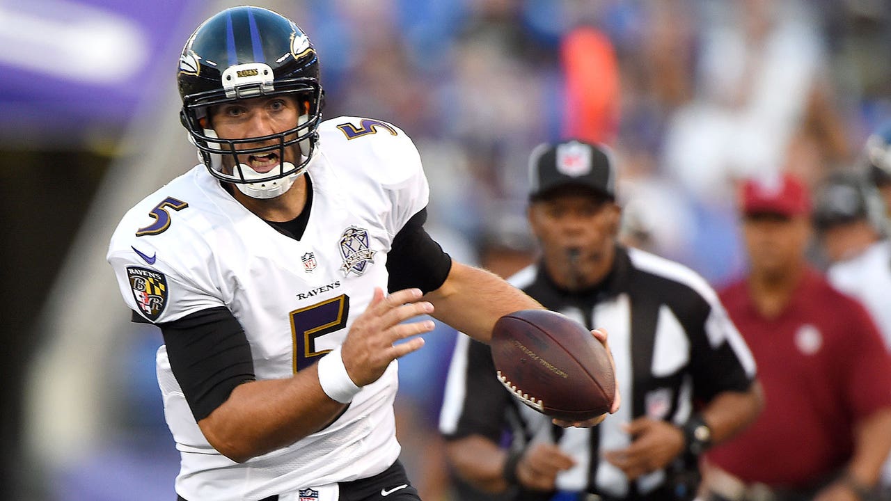 Flacco sharp, Brees absent as Ravens beat Saints 30-27